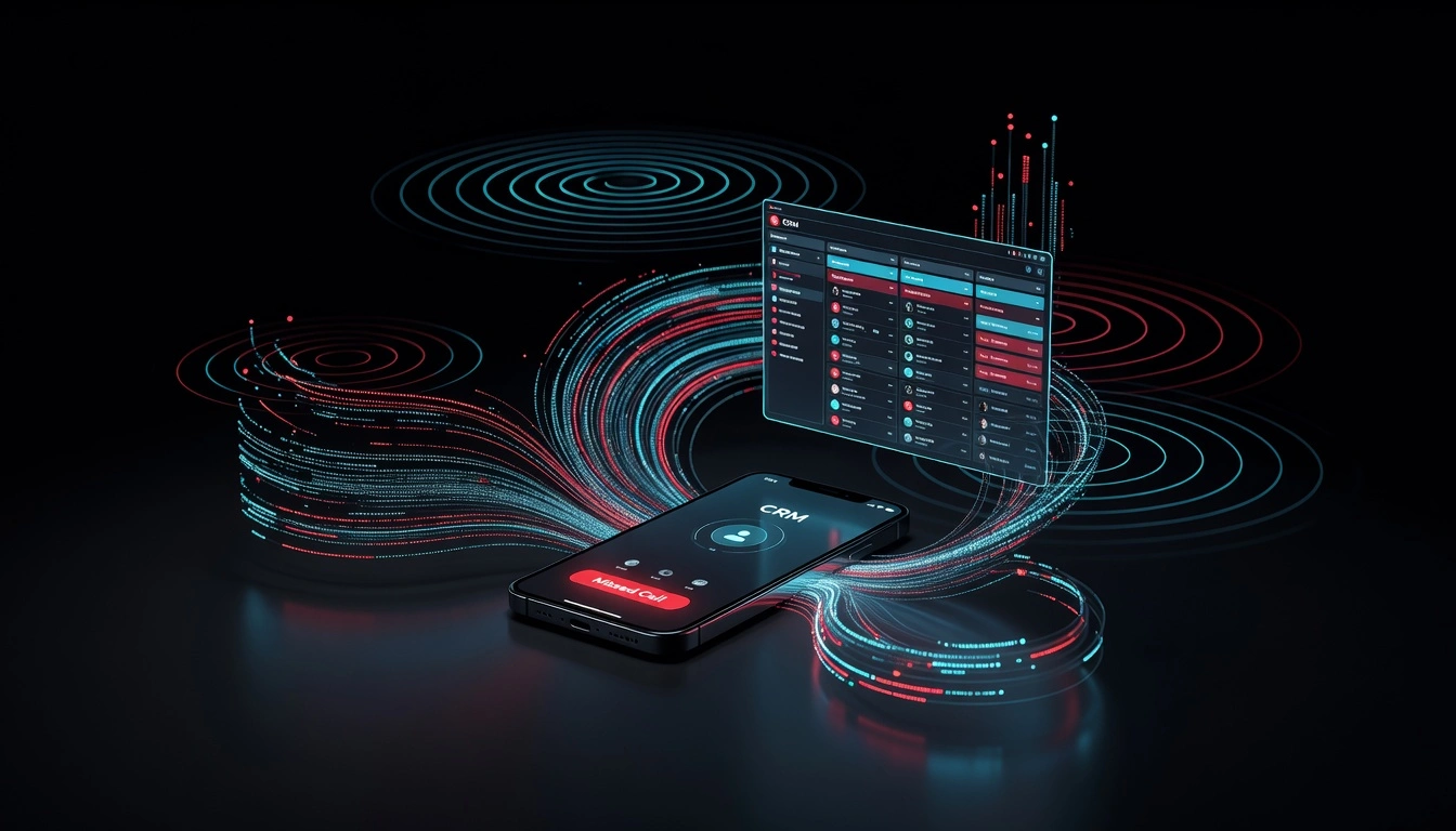 Missed call auto-logging to CRM system
